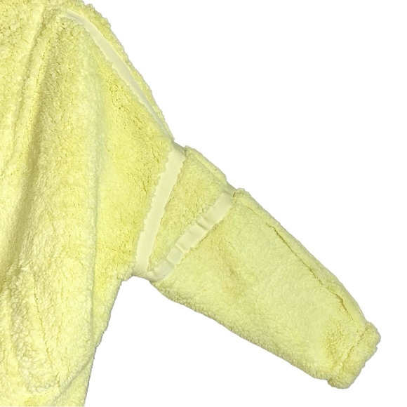 Free People Movement Nantucket Yellow Fleece Half-Zip Oversized Pullover Jacket - Picture 8 of 13